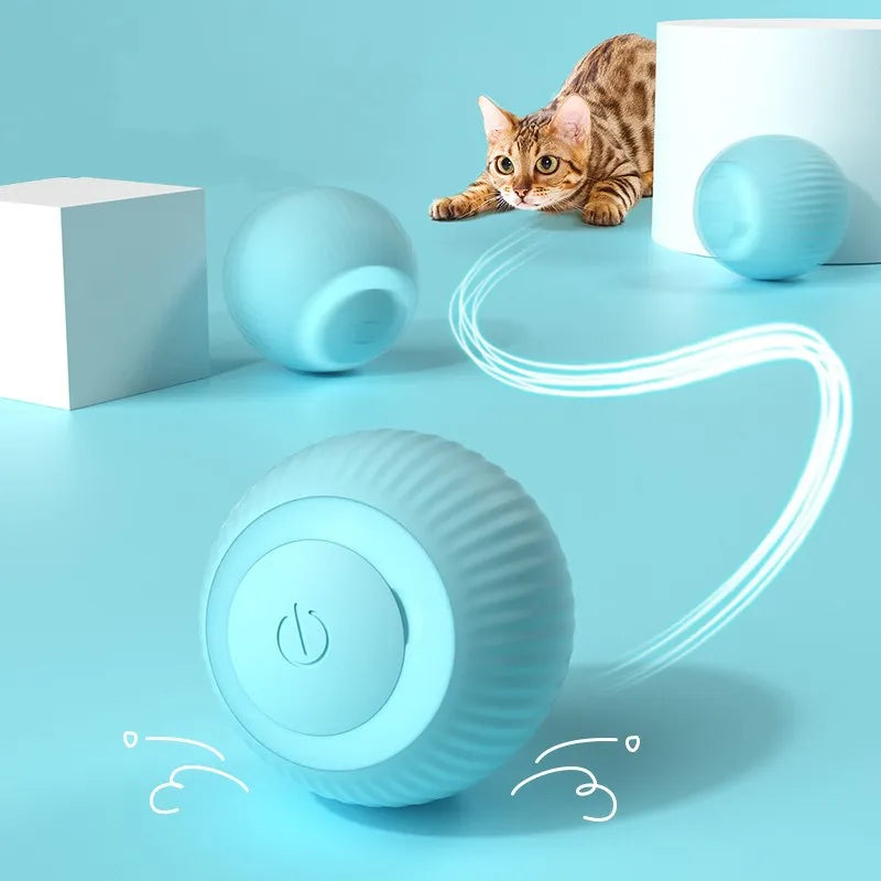 Smart Interactive Rolling Ball for Cats - Automatic Electronic Toy for Indoor Play