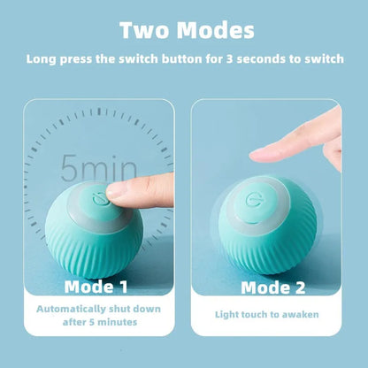 Smart Interactive Rolling Ball for Cats - Automatic Electronic Toy for Indoor Play