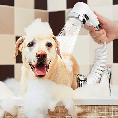 Sink Faucet Sprayer Attachment for Tub Faucets - Versatile Shower Head Set for Dog Bathing and Household Use in Laundry, Bathroom, and Kitchen