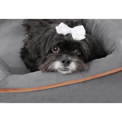 Wyatt Wooden Pet Bed with Mattress | Large to Extra Large Dog Bed, Greenguard Gold Certified